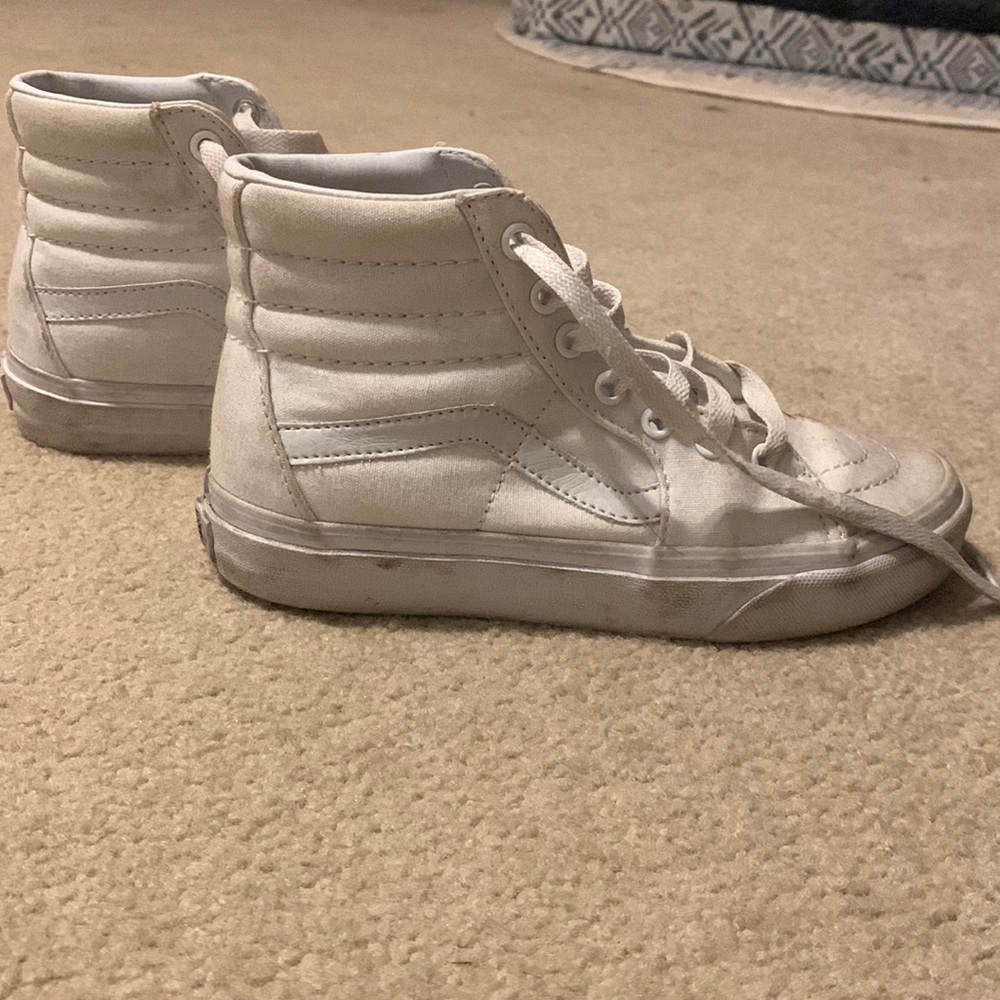 Vans white top sneakers